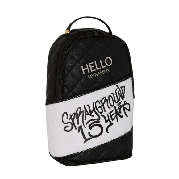 Sprayground Hello My Name Is 15 Years Anniversary Backpack - Picture 2 of 11